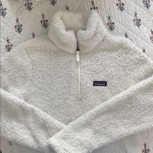 Patagonia Women's Cream Fleece Turtleneck Sweater